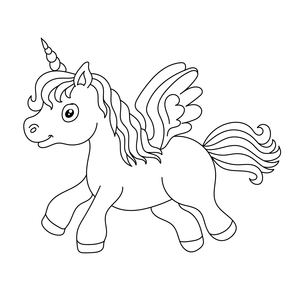 Cute little unicorn page