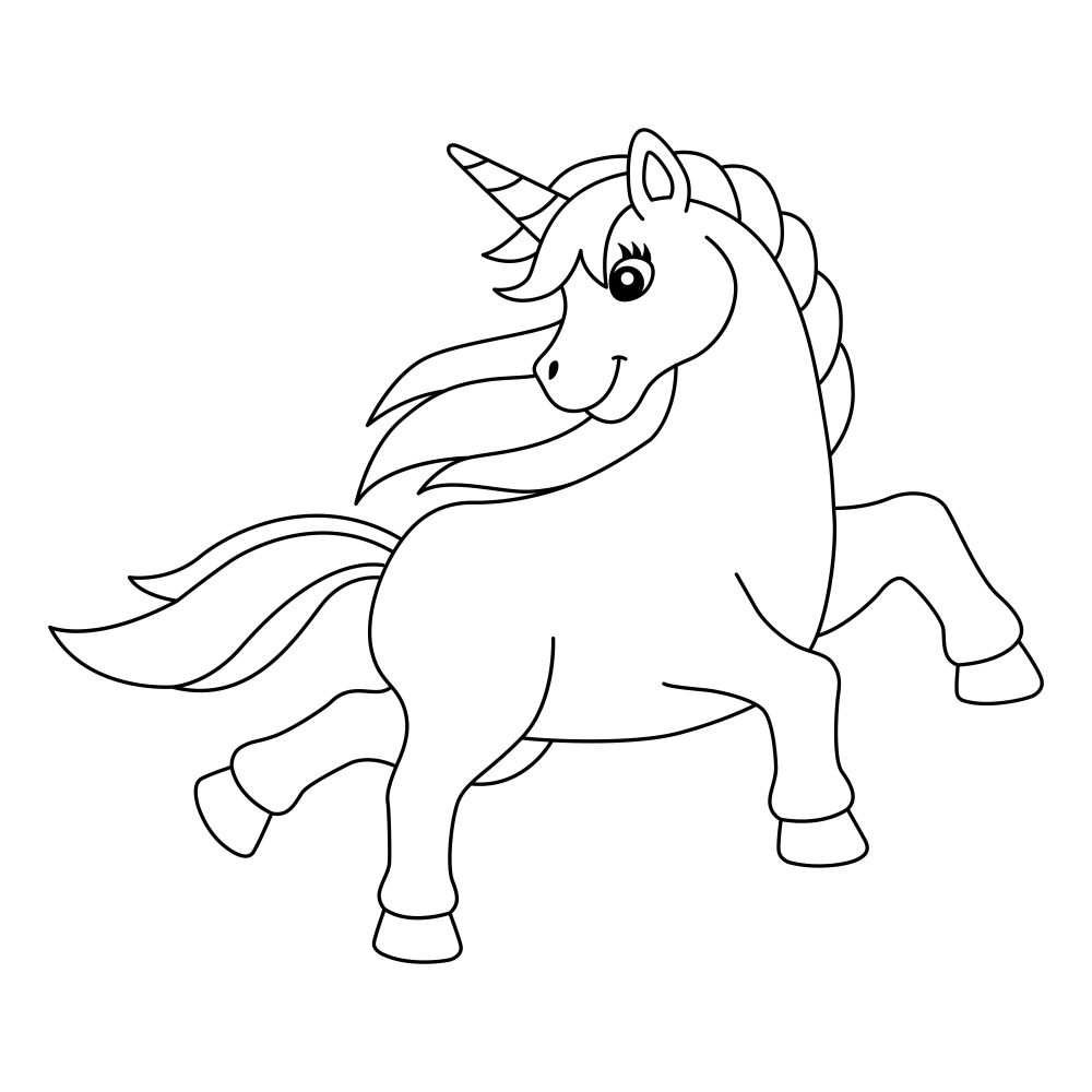 Unicorn funny run