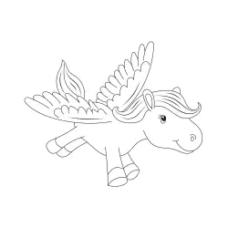 Hilarious Pegasus Coloring