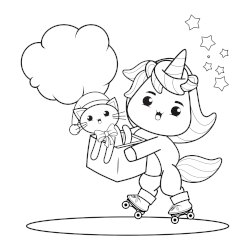 Little unicorn deliver gifts 2