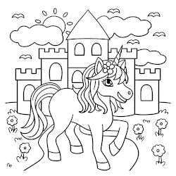 Unicorn Coloring Pages - Free Online And Printable